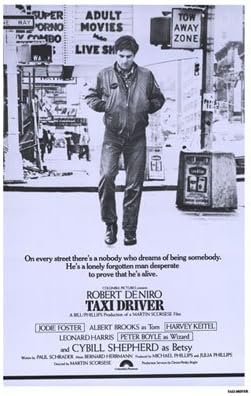 Taxi Driver US Promo Robert De Niro Huge Vintage PAPER Movie Poster Measures 40 x 27 Inches (100 x 70 cm ) approx