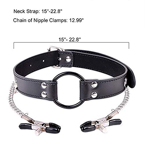 Sex Bondage Utimi Nipple Clamp Sm Chest Harness Breast Clamp Neck Collar Restraint For Sex Game #TOP3