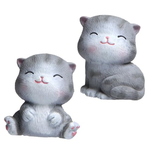 TOYZFRIENDY 2 Piezas Imanes de Nevera Creativos Gato Diseño Adorable Decoración Cocina Fuerte Adhesión Magnética para Superficie Metálica Accesorios Prácticos y Ligeros para Hogar