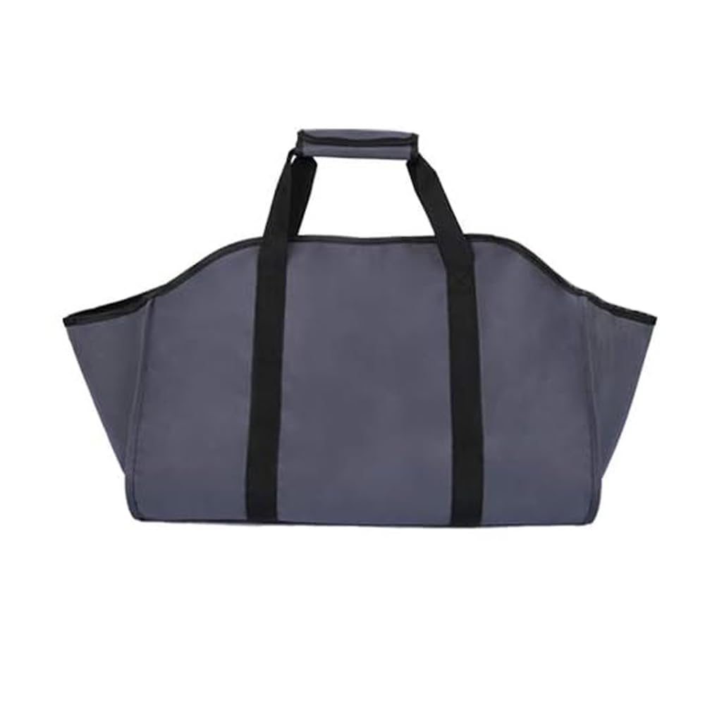 Sac de transport pour bois de chauffage Oxford indéchirable imperméable grand panier à bois pour cheminée extérieur