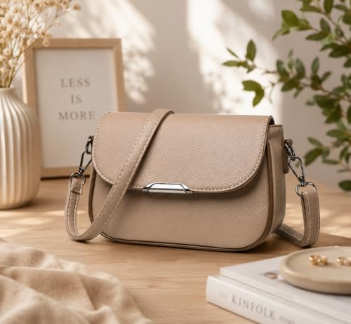 Image of SELECTION INDIA Women's Black Shoulder Bag | Premium PU Leather Handbag for Women | Spacious Everyday Purse for Work | College & Travel