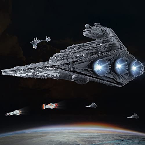 YLPCK Super Star Destroyer, Technic Raumschiff Modellset 11885 Teile Empire Raumzerstörer Modell Bausteine Kits Riesiges… – Bild 4