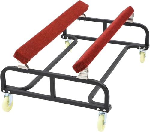 VELPAX 1300 LBS Capacity Watercraft PWC Dolly Jet ski Dolly Boat Storage Trailer Adjustable Width with Four Casters & Two Brakes Heavy Duty Boat standsfor Dinghy Sailboat