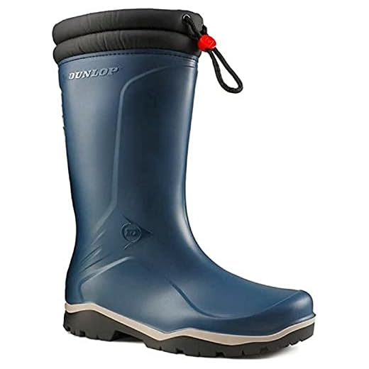 Män kvinnors Blizzard Dunlop vadderad krage vattentät Wellies Wellington stövlar