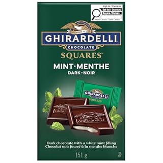 GHIRARDELLI Mint Dark Chocolate Squares, 151-Gram Bag