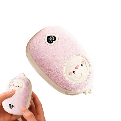 Hand Warmers Rechargeable, 3 Levels Hand USB Warmer, Thermal Electric Pocket Heater, Portable -Sided Heating with Quick Recharge