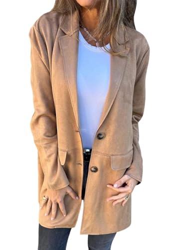 Trench coat double boutonnage Onsoyours veste chic à revers pour femme