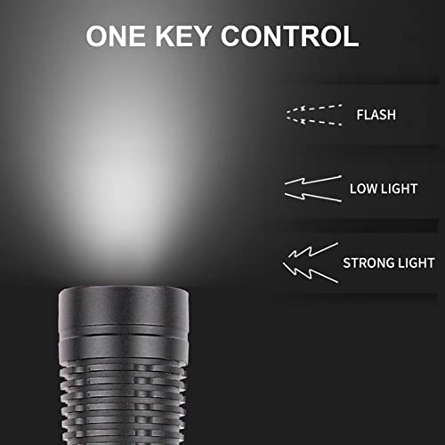 Linterna LED portátil con luz fuerte y aleación protectora 5