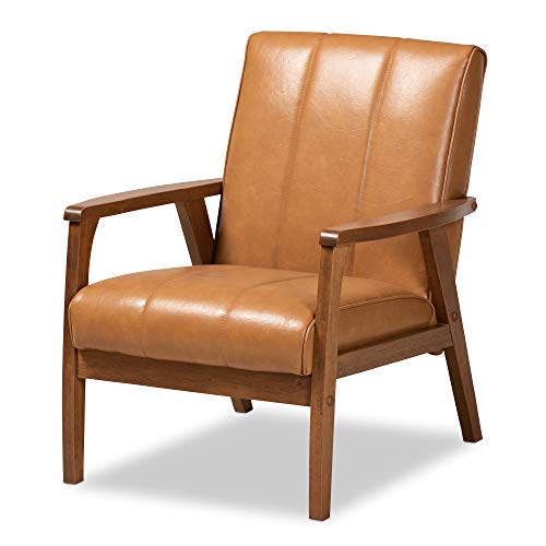 Sillón Plegable Cuero Sintético Tan
