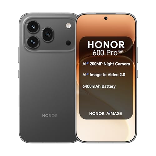 Smartphone HONOR VKP-NX9 6 57 Octa Core Qualcomm Snapdragon 8 Elite 12 GB RAM 512 GB Schwarz