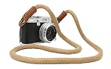 MINI GAGA DOROM Vintage Handmade Cotton Leather Camera Neck Strap for Leica Nikon Fuji Pentax Canon