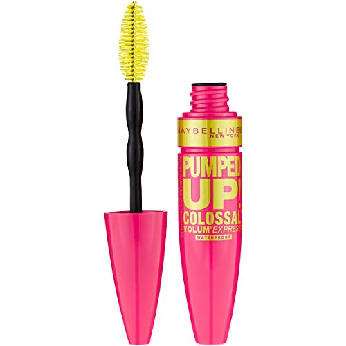 Maybelline New York Volum Express Pumped Up Colossal Waterproof Mascara - Classic Black (Pack of 6)