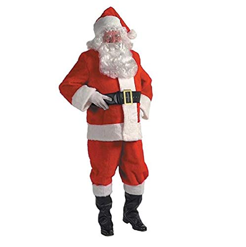 Halco Duvetyne Complete Santa Suit in a Box Set - Standard Size 42-48