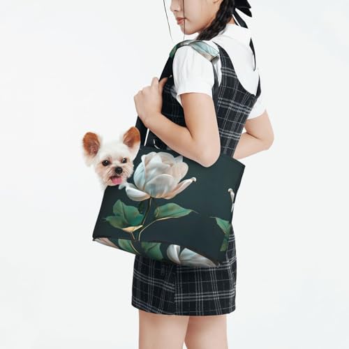 Sac de transport 3D au design floral haut de gamme pour chat