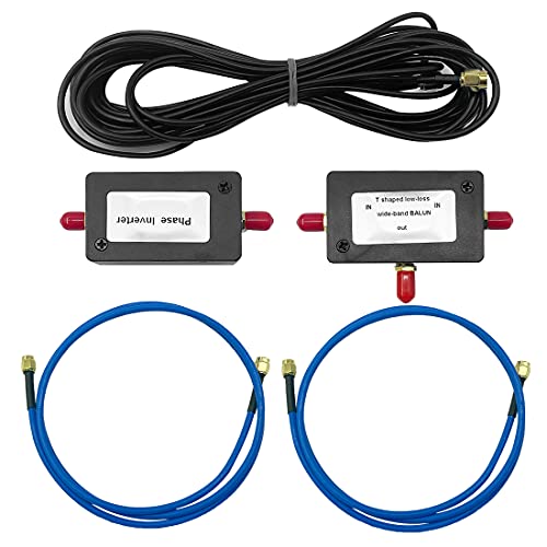 Portable YouLoop Magnetic Antenna Passive Magnetic Loop Antenna for HF and VHF,with Low Loss Broadband BALUN