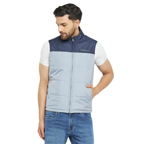 Image of Duke Stardust Men Sleeveless Reversible Jacket (SDZ3056 Navy XXL)