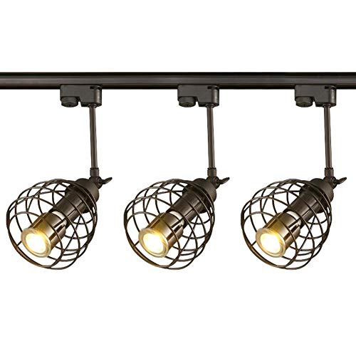 Spotlight 10W LED Applique murale de fond Industriel Lustre Lampe de table E27 Plafonnier Lustre 4 lumières pour le salon chambre restaurant café