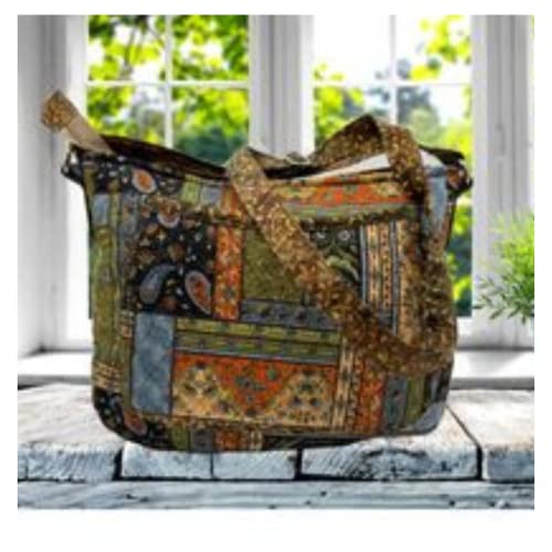 Quilted Crossbody Bag for Women - Handmade Travel Shoulder Bag - Boho/Messenger Bag for everyday use2