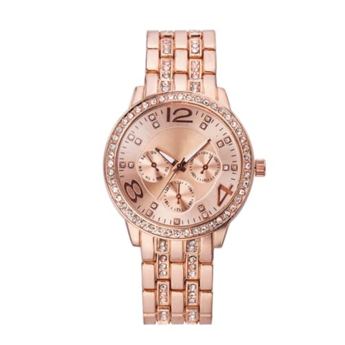 Orologio di lusso da donna in acciaio inossidabile falso orologio