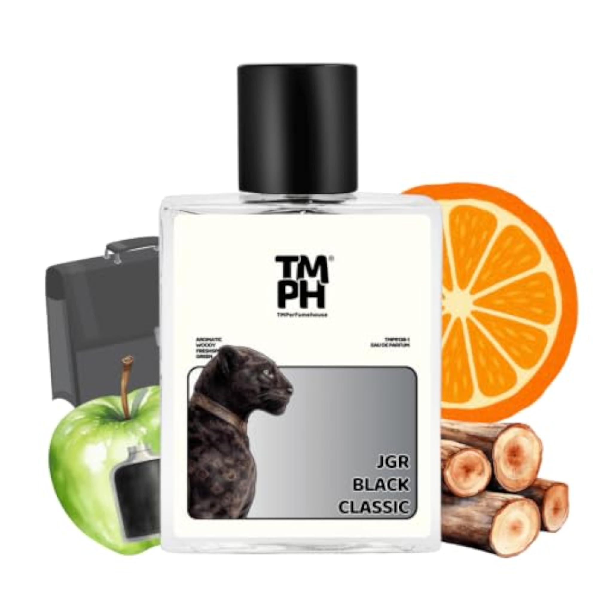 Men's Black Classic Aromatic EDP Perfume Spray, Luxury Gift