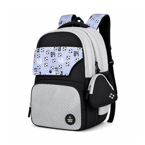 Image of Nasher Miles Polyester Backpack | Ideal for Preschool, Kindergarten, College, School, Office& Travel | Toddler, Girls, Boys, Men, Women
