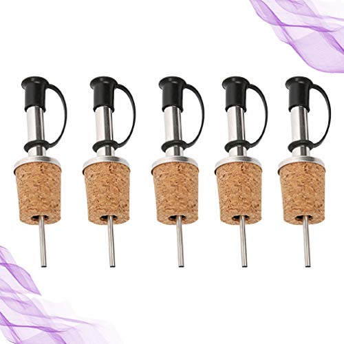 NICEXMAS 5 Peças de Aço Inoxidável para Despejar Garrafas de Aço Inoxidável Bico Cônico de Licor de