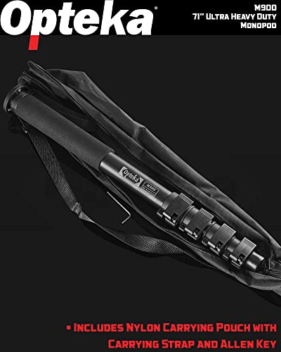 Opteka M900 71" 5 Section Ultra Heavy Duty Monopod (Supports Up To 30 Lbs) #TOP6