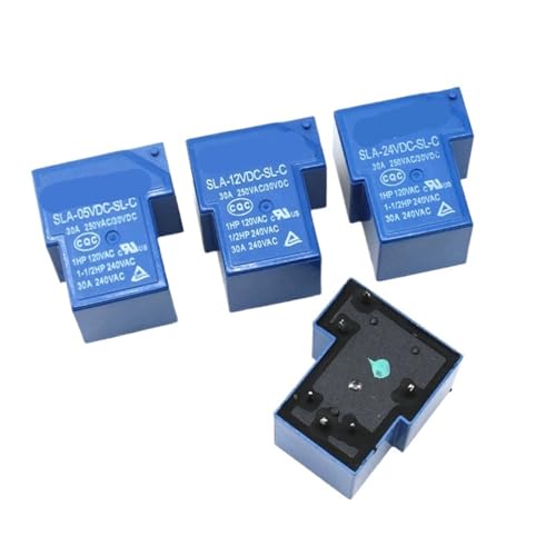 Relais de puissance SLA-24VDC-SL-C 30A de type T90, Composant haute fiabilité pour l'industrie