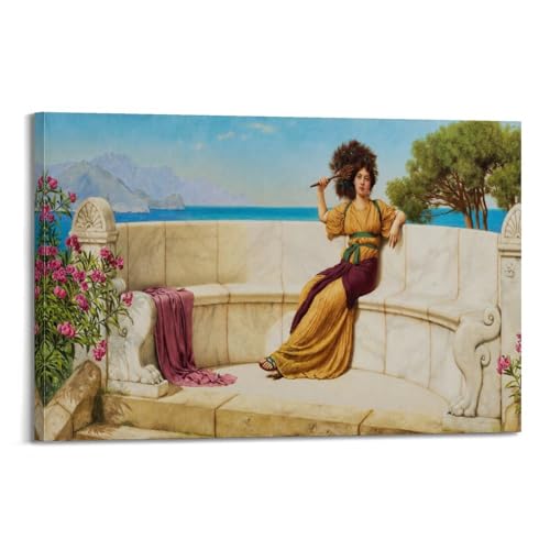 Impression sur toile In The Prime of The Summertime Godward 30x45 cm