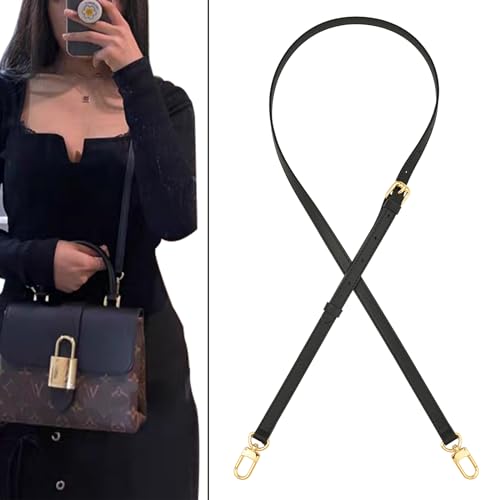 Image of Leather Purse Strap Replacement Crossbody Handbag Long Adjustable