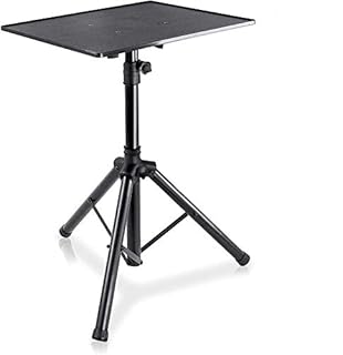 Pyle PLPTS3 Universal Adjustable Tripod Design DJ Laptop Device Stand Holder