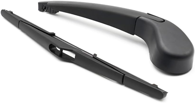 Rear Windshield Wipers Blades & Arm,Premium All-Season Wiper blades Replacement for Dacia Renault Duster MK2 2017-2023,Natural Rubber Bayonet,Easy to Install