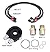 EVIL ENERGY 10 Row Oil Cooler Kit, 10AN Transmission Engine Cooler Japanese Radiator Universal Aluminium Black