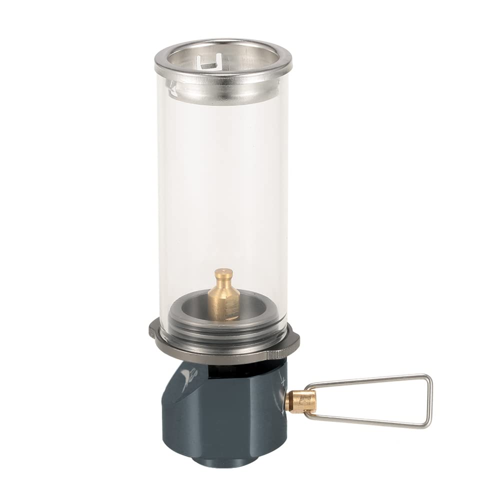 BRS Lamp Light Butan Gaslaterne Camping Picknick Selbstfahrendes Silber