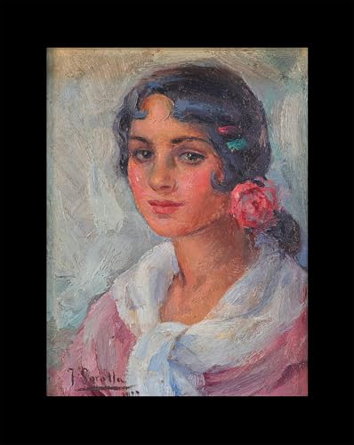 Peinture d'art d'affiche Sorolla - Portrait de femme Graffiti de qualité