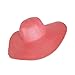 WITHMOONS Straw Hats for Women Floppy Sun Hats Beach Wide Brim Oversized UPF 50 with Strap Summer Roll Up SZ90045 (Peach)