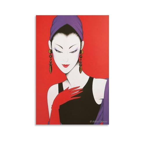  ߓcY̔l m  w |X^[ EH[A[g  G xbh[ rO ǂ̊G12x18inch(30x45cm)