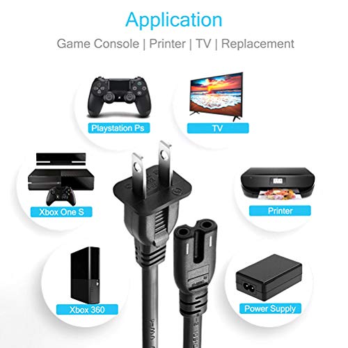 image for FIOTOK Power Cord and AV Cable Compatible with Xbox, AC Power Cord Fit
