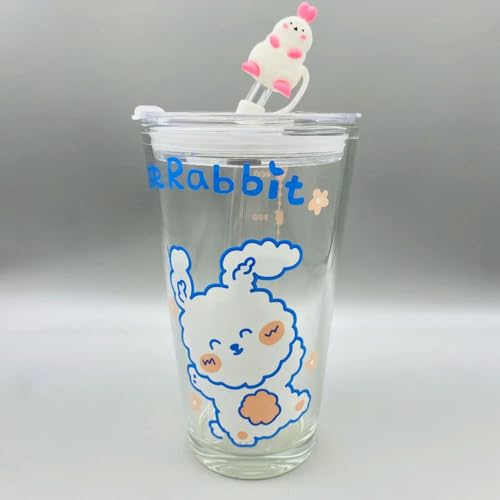 Vaso de vidrio de borosilicato DYRBF: adiós a los derrames de café con su tapa de ajuste seguro 7