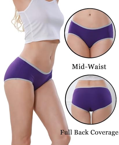 Image of Women's Premium Seamless Hipster Underwear Ice Silk Panty No Show Thong Panties Cotton Invisibles Briefs Soft Stretch Bikini Underwears Women Combo and Girls