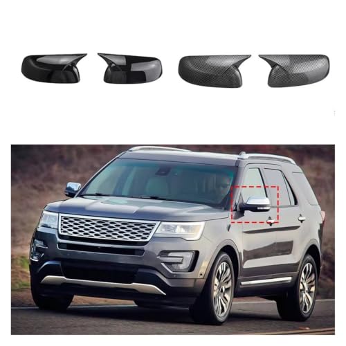 Coque rétroviseur pour Ford Explorer 2011-2019 look carbone