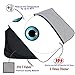 Gven Windshield Shade, Car Sun Shade for Front Windshield Funny Car Eyes Sunshades Sun Visor Protector Blocks UV Rays Foldable 210T Keep Your Vehicle Cool (Eyes-Grey, Standard)