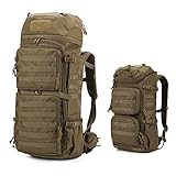 28L+75L Molle Hiking Tactical Backpack Khaki