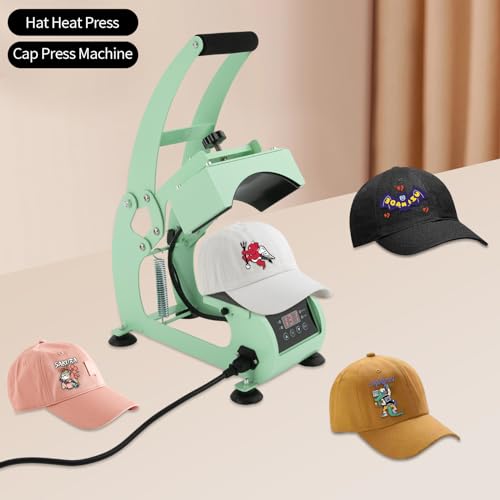 Prensa térmica para gorras 2 en 1 con control digital miniatura 4
