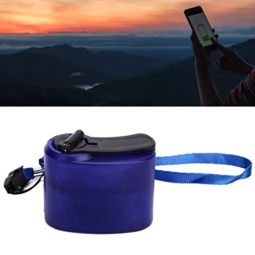 Cargador de manivela USB portátil para emergencia miniatura 4