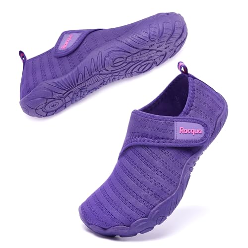 Racqua Kids Water Shoes Girls Boys Quick Dry Shoes Non-Slip Lightweigh Swim Outdoor Shoes(Little Kid/Big Kid)2