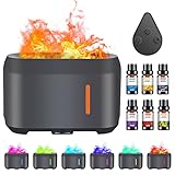 💎Ultraschall-Diffusor: Der Diffusor verwendet Ultraschall-Zerstäubungstechnologie, um einen feinen Nebel zu erzeugen, um trockene Haut zu verbessern. Der Diffusor für ätherische Öle ist sehr leise, während er funktioniert. Sie können auch Aromatherapie hinzufügen, um die Luft zu befeuchten, und gleichzeitig die umfassende Feuchtigkeit der Aromatherapie genießen, Müdigkeit lindern, Stress abbauen und Körper und Geist entspannen.
