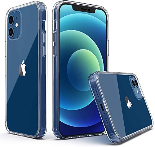 Amozo for iPhone 12/12 Pro Back Case Cover | Ultra Hybrid Transparent Camera and Drop Protection Back Case Cover for iPhone 12/12 Pro - (Polycarbonate|Clear)