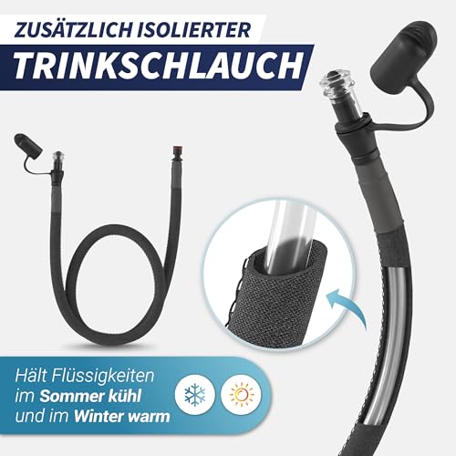 SASMO® Trinkblase 3l | mit isoliertem Trinkschlauch