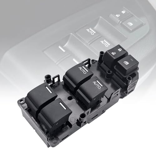 Image of SecosAutoparts Driver Side Master Power Window Switch with Double Auto Button Compatible with Honda Accord EX EX-L Sedan 2.4L 3.5L 2008 2009 2010 2011 2012# 35750-TA0-A31 35750-TA0-A32